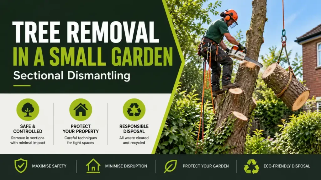 Tree Removal in a Small Garden